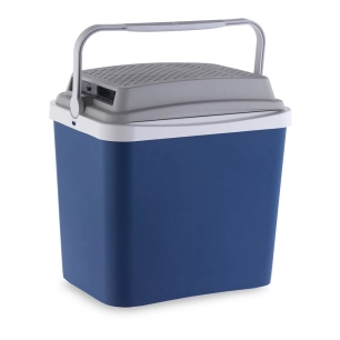glacière de camping thermoélectrique 12 v, 24 l, couleur bleue, 40 x 39,5 x 41 cm