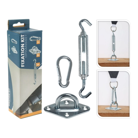 accessoires pour l'ancrage des tauds à voiles 6 pièces