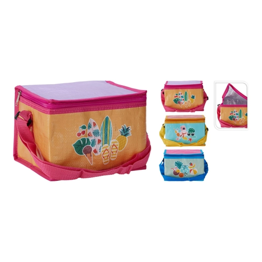 glacière sac isotherme 4 l, modèles variés, 215 x 150 x 150 mm