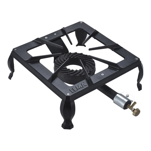 réchaud à gaz en fonte, 6,5 kw, classic, 40 x 40 x 16 cm