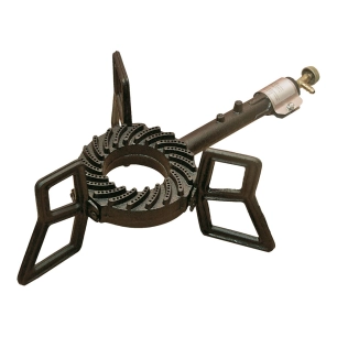 réchaud à gaz en fonte avec trépied, 6,5 kw, classic, 52 x 35 x 17 cm