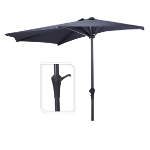 demi-parapluie noir, ø270 cm