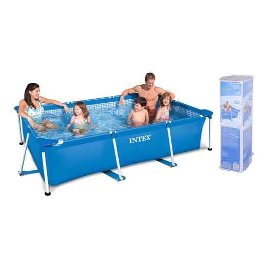 piscine rectangulaire avec structure métallique, 3834 l, 300 x 200 x 75 cm