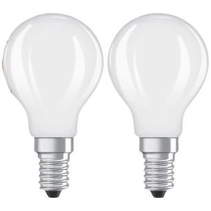 led standard filament e14 3.4w 470lm chaud boite de 2 - ledvance gp