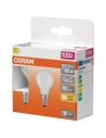 led standard filament e14 3.4w 470lm chaud boite de 2 - ledvance gp