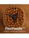 distributeur croquettes connectã© - programmable - double alim sec eau - anti blocage - secours pile - noir - eziclean