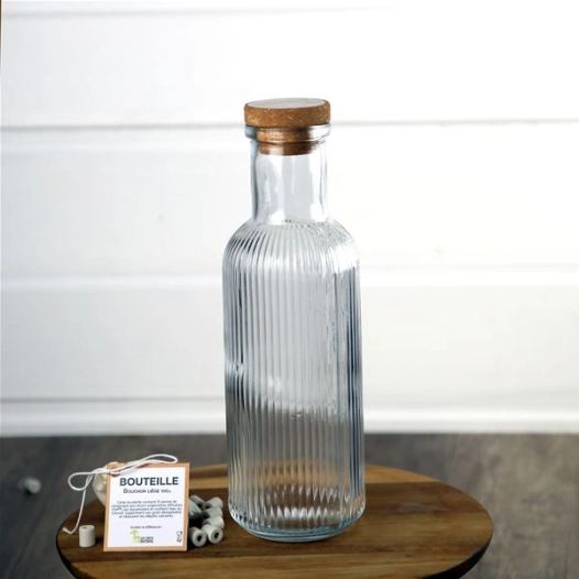 bouteille bouchon liãˆge avec perles de cã‰ramique - la voie de la terre