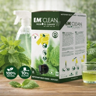nettoyant probiotique multi-usages menthe - la voie de la terre