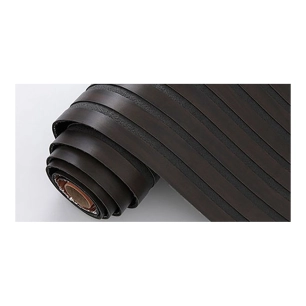 revêtement auto-adhésif 3d, couleur chêne fumé avec fond en feutre gris anthracite, rouleau de 58 x 300 cm