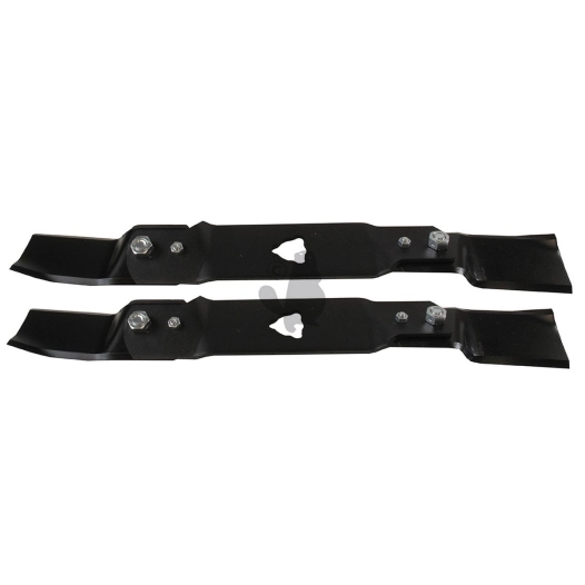 kit de 2 lames mulching origine stiga pour modèles villa et park avec plateau de 95cm. longueur 495mm.