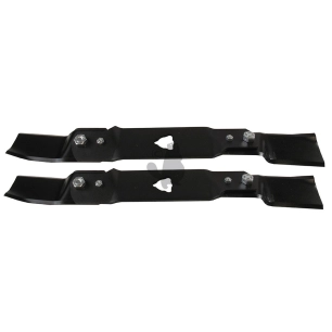 kit de 2 lames mulching origine stiga pour modèles villa et park avec plateau de 95cm. longueur 495mm.