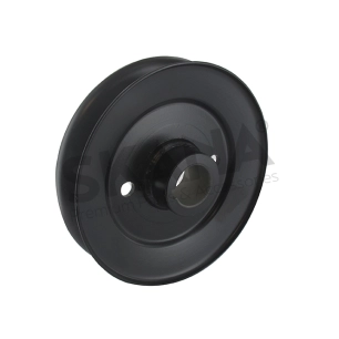 poulie en acier rainurée avec gorge en v. diamètre: ext.: 140mm, alésage: 25mm. origine stiga.