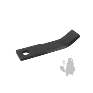 couteau fléau pour broyeur stiga park, origine stiga. l: 80mm, l: 20mm, ø trou : 8.30mm.