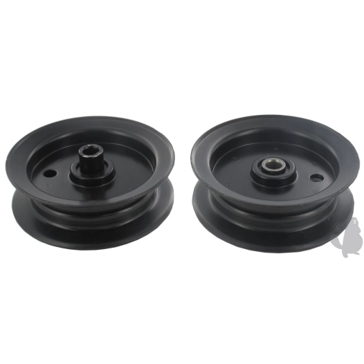 poulie à gorge plate sur roulement pour mtd et noma - h: 29,4mm, ø ext: 100mm, ø int: 9,5mm. origine: 756-0437, 52694 ( origine