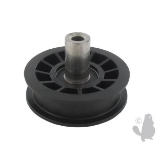 poulie à gorge plate sur roulement pour tracteur tondeuse ayp - largeur: 25 mm, diamètre extérieur: 88,5 mm, diamètre intérieur: