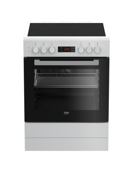 beko cuisinière vitrocéramique - fbe67300wcs - beko
