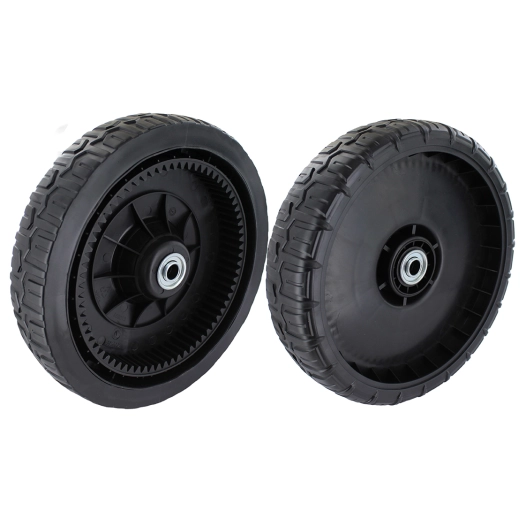 roue arrière pour tondeuse électrique modèles foxter lm g46d (3601028508492) et pour tondeuse xsz51i-sd (3603313165380). origine