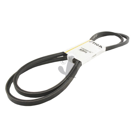 courroie trapézoïdale lisse pour entrainement de coupe sur modèle park 2wd. origine stiga.