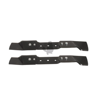 kit de 2 lames à couteaux mulching pour modèle 85m, origine stiga.