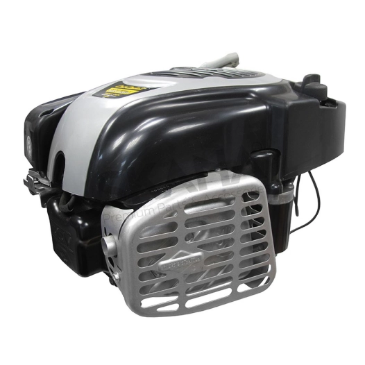 moteur briggs & stratton 161cc serie 750. axe vertical 25 x 80 mm. avec démarreur électrique, lanceur, échappement et réservoir.