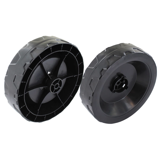 roue arrière pour tondeuse électrique modèle foxter lm c32s (3601028508508). origine: gm006-113a-01