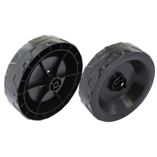 roue arrière pour tondeuse électrique modèle foxter lm c32s (3601028508508). origine: gm006-113a-01