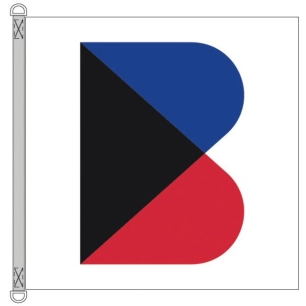 drapeau carre'b' bricopro 150x150cm