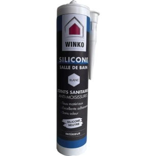 mastic sanitaire transparent280ml