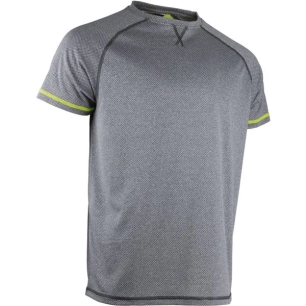 t-shirt labyrinthe gris acier- t.m