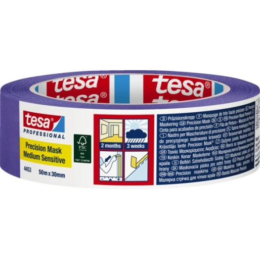 adhesif masquage precision surface semi-delicate 50mx50mm (04453)