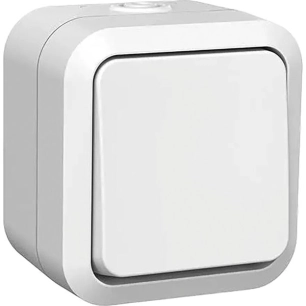 interrupteur poussoir blanc aqua pro ip55