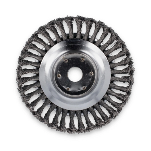 brosse métallique pour débroussailleuse, ø200 mm