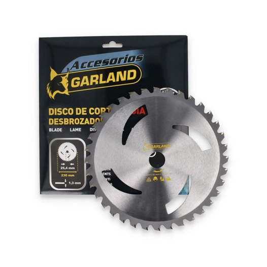 lame de coupe pour débroussailleuse, 36 dents, ø230 x 25,4 x 1,3 mm