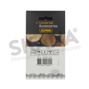 chaine de tronçonneuse origine stiga. 3/8 .058 (1,5mm) 72 entraîneurs (e72)