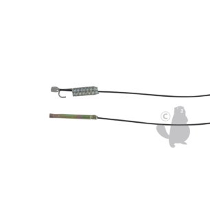 câble d'embrayage adaptable mtd. remplace origine: 746-04086 - longueur totale: 1065mm ( 74604086 )