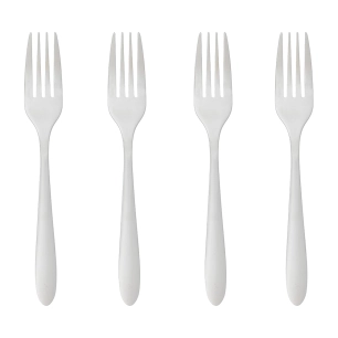 ult. unidades set de 4 fourchettes acier inoxydable 20cm