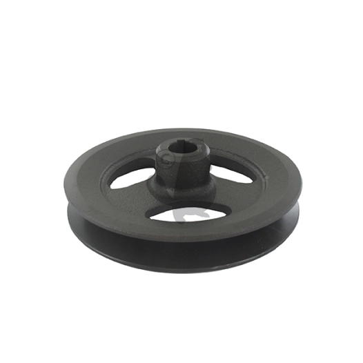 poulie fonte clavetée ø ext. : 139mm, ø int. : 17mm. origine stiga.