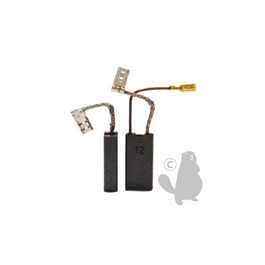 jeu de 2 charbons adaptable bosch. dimensions 6 x 12 x 26 mm.