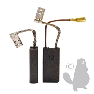 jeu de 2 charbons adaptable bosch. dimensions 6 x 12 x 26 mm.