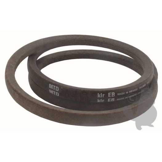 courroie moteur pour tondeuse autoportée mtd - section: 1/2x 117- origine: 754-0197 ( origine : 7540197 ou 754-0197 )