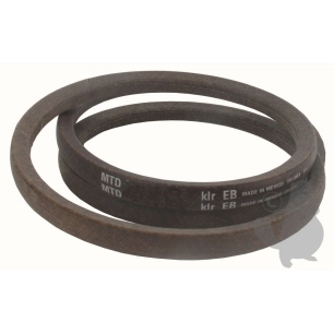 courroie moteur pour tondeuse autoportée mtd - section: 1/2x 117- origine: 754-0197 ( origine : 7540197 ou 754-0197 )
