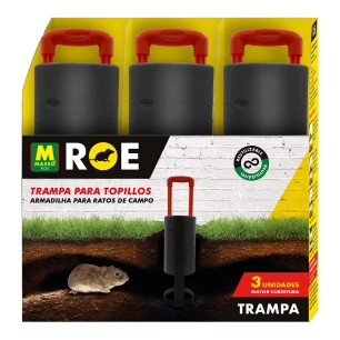 piège mécanique pour campagnols, 3 unités