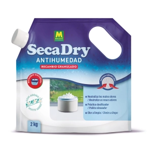recharge granulée anti-humidité secadry sac doseur, 2 kg