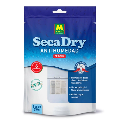 cintre anti-humidité en gel secadry, 120 g, 2 unités