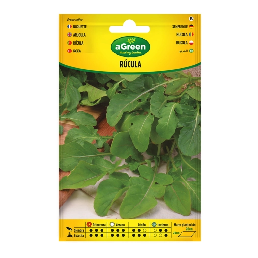 enveloppe contenant des graines de roquette