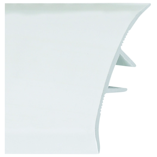 couvre joint bombé pvc 50mm blanc 3m couvre joint bombé pvc 50mm blanc 3m - romus