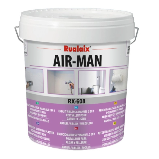 enduit airless & manuel 2 en 1 rx608 air-man 25 kg enduit airless & manuel 2 en 1 rx608 air-man 25 kg - rualaix