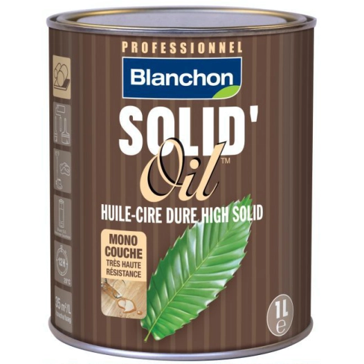 solid oil huile-cire dure 1l solid oil huile-cire dure 1l - blanchon