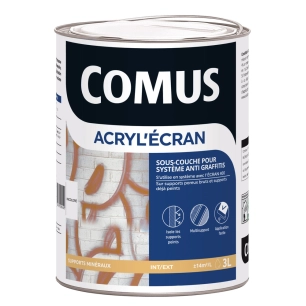 acryl'écran sous-couche anti-graffitis incolore 3l acryl'écran sous-couche anti-graffitis incolore 3l - comus