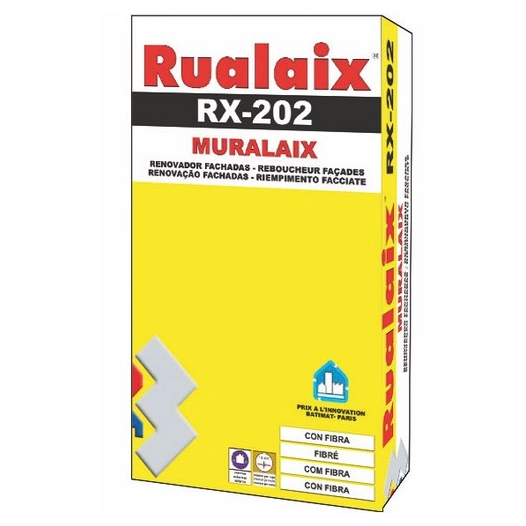 rx-202 muralaix - enduit-reboucheur façade fibré en poudre 5 kg rx-202 muralaix - enduit-reboucheur façade fibré en poudre 5 kg